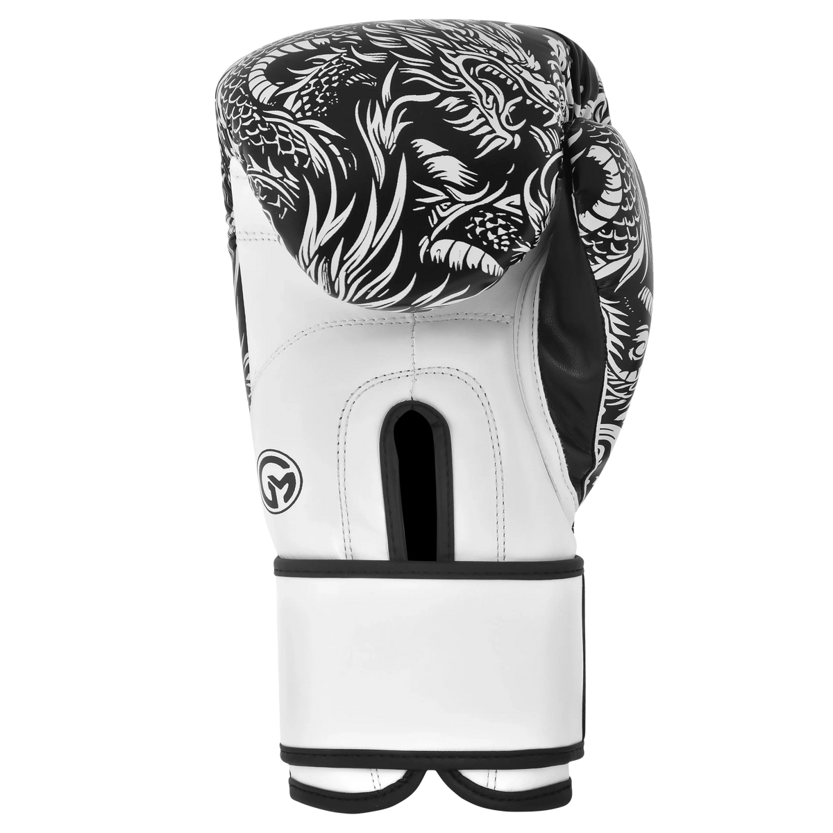 Iron Strike Pro Boxing Glove - Dragon (White/Black)