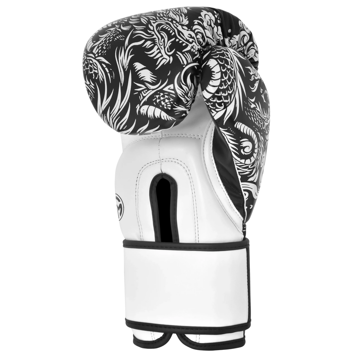 Iron Strike Pro Boxing Glove - Dragon (White/Black)