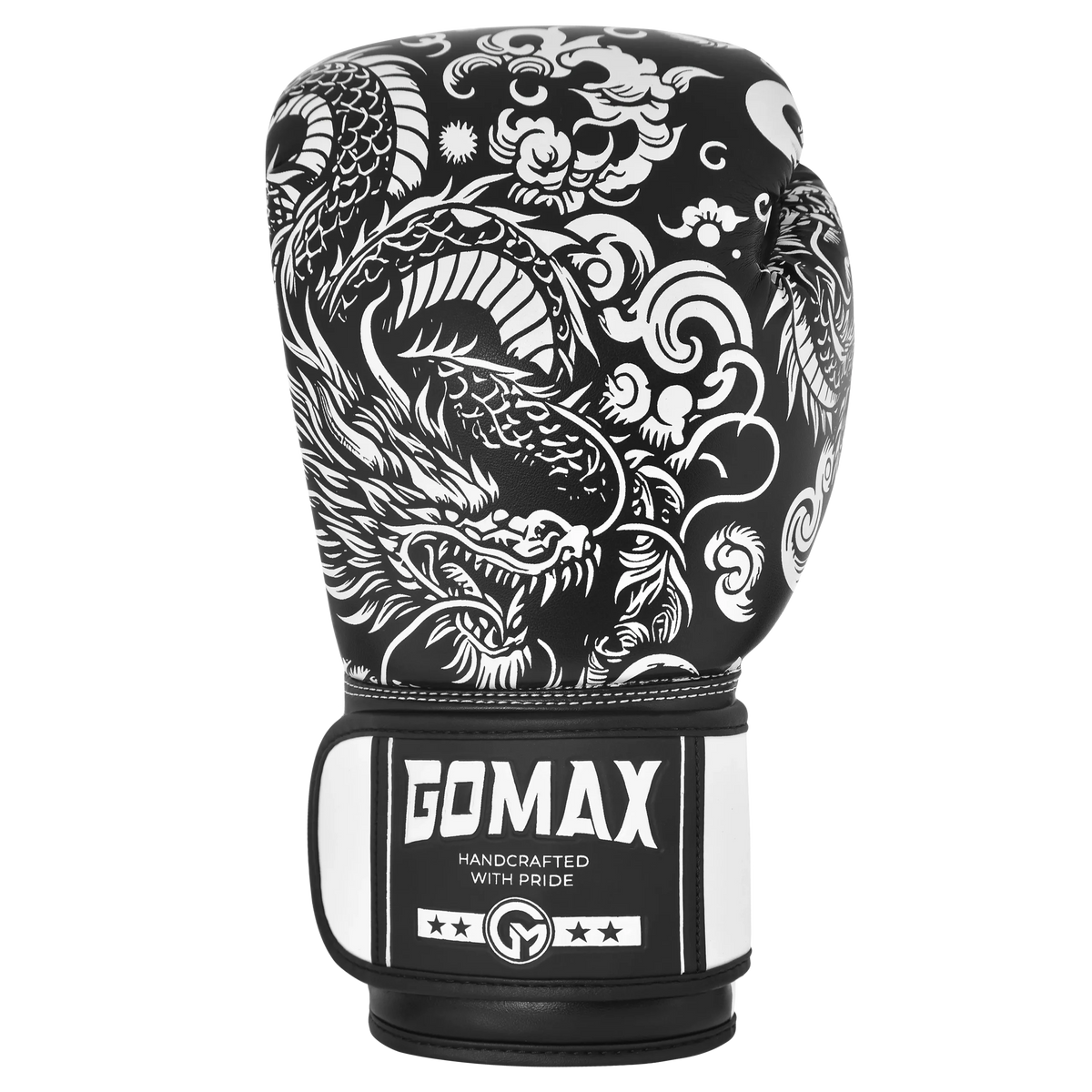 Iron Strike Pro Boxing Glove - Dragon (White/Black)