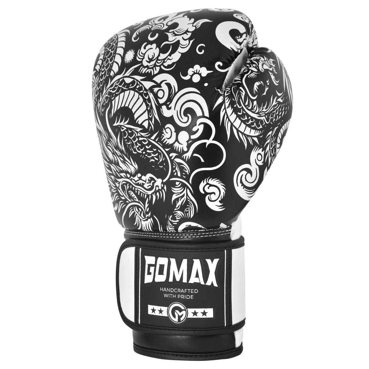 Iron Strike Pro Boxing Glove - Dragon (White/Black)
