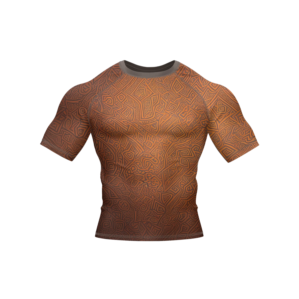 Tribal Terra - Premium BJJ Rash Guard / Compression Top for Men/Women