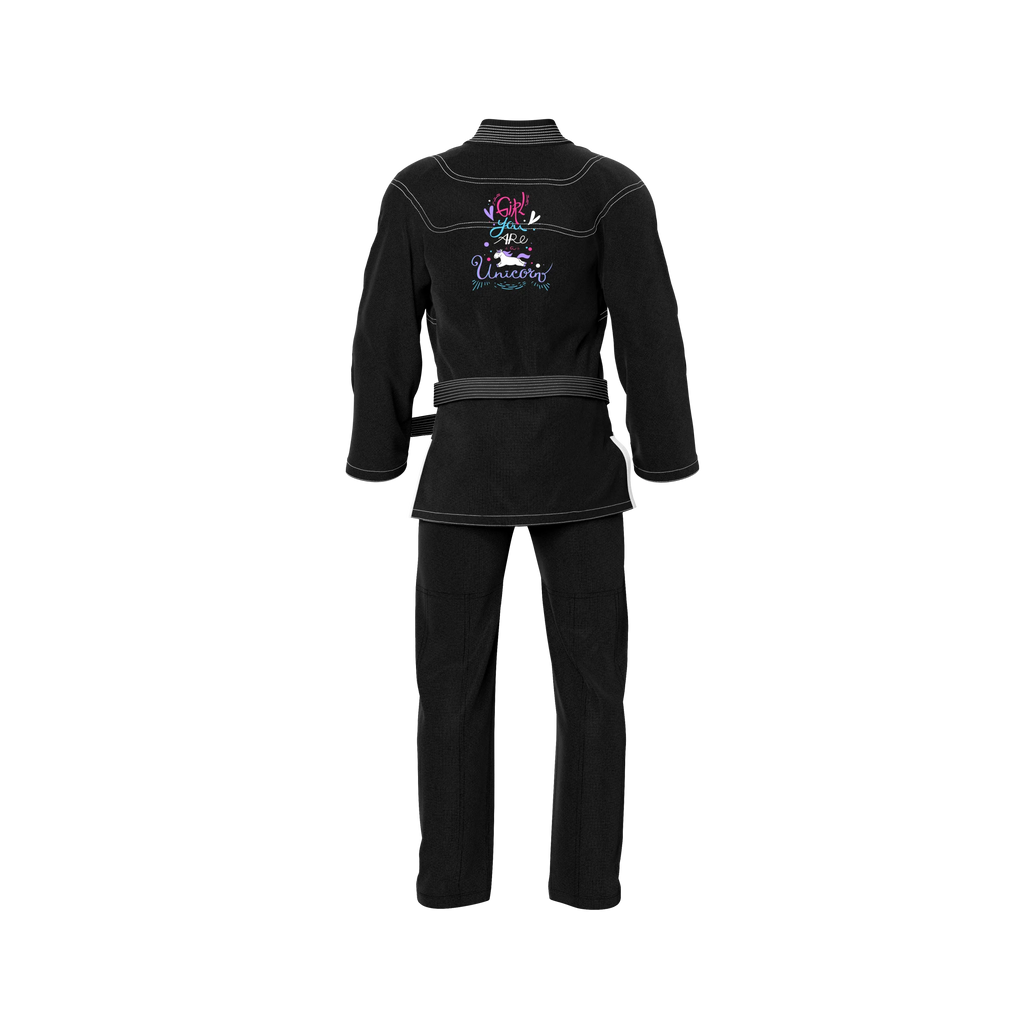 Unicorn Sublimation Black Brazilian Jiu Jitsu Gi - Premium Summit Series (BJJ GI)