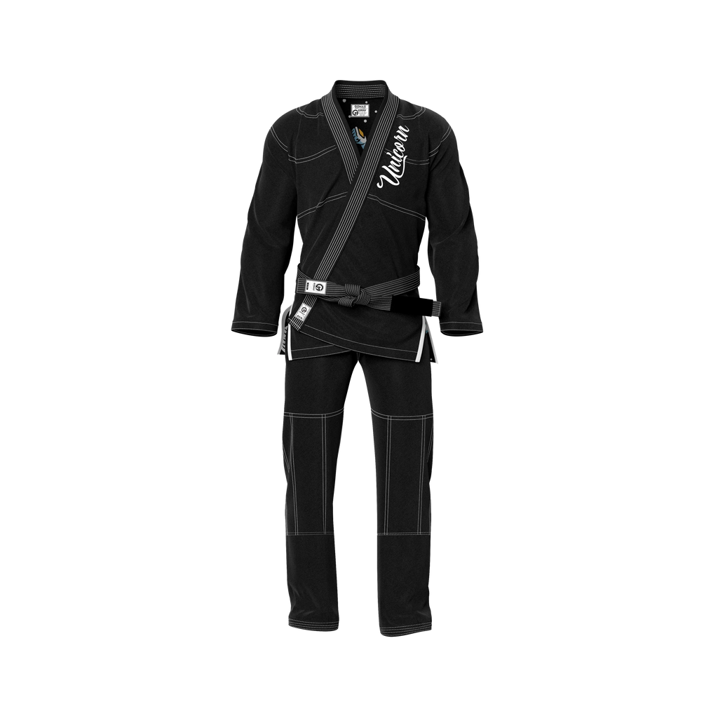 Unicorn Sublimation Black Brazilian Jiu Jitsu Gi - Premium Summit Series (BJJ GI)