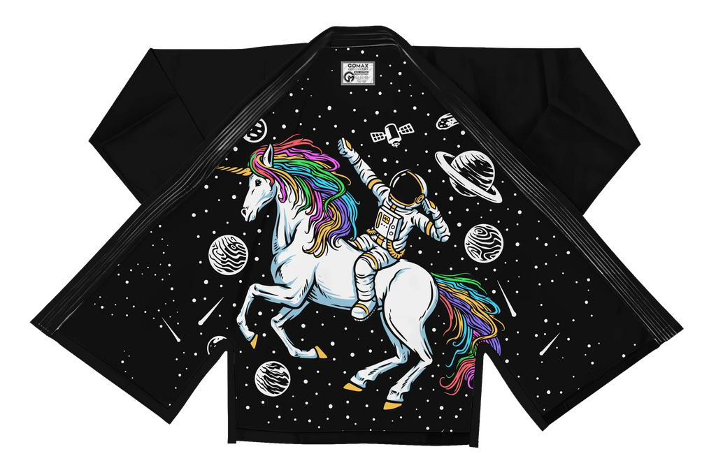 Unicorn Sublimation Black Brazilian Jiu Jitsu Gi - Premium Summit Series (BJJ GI)