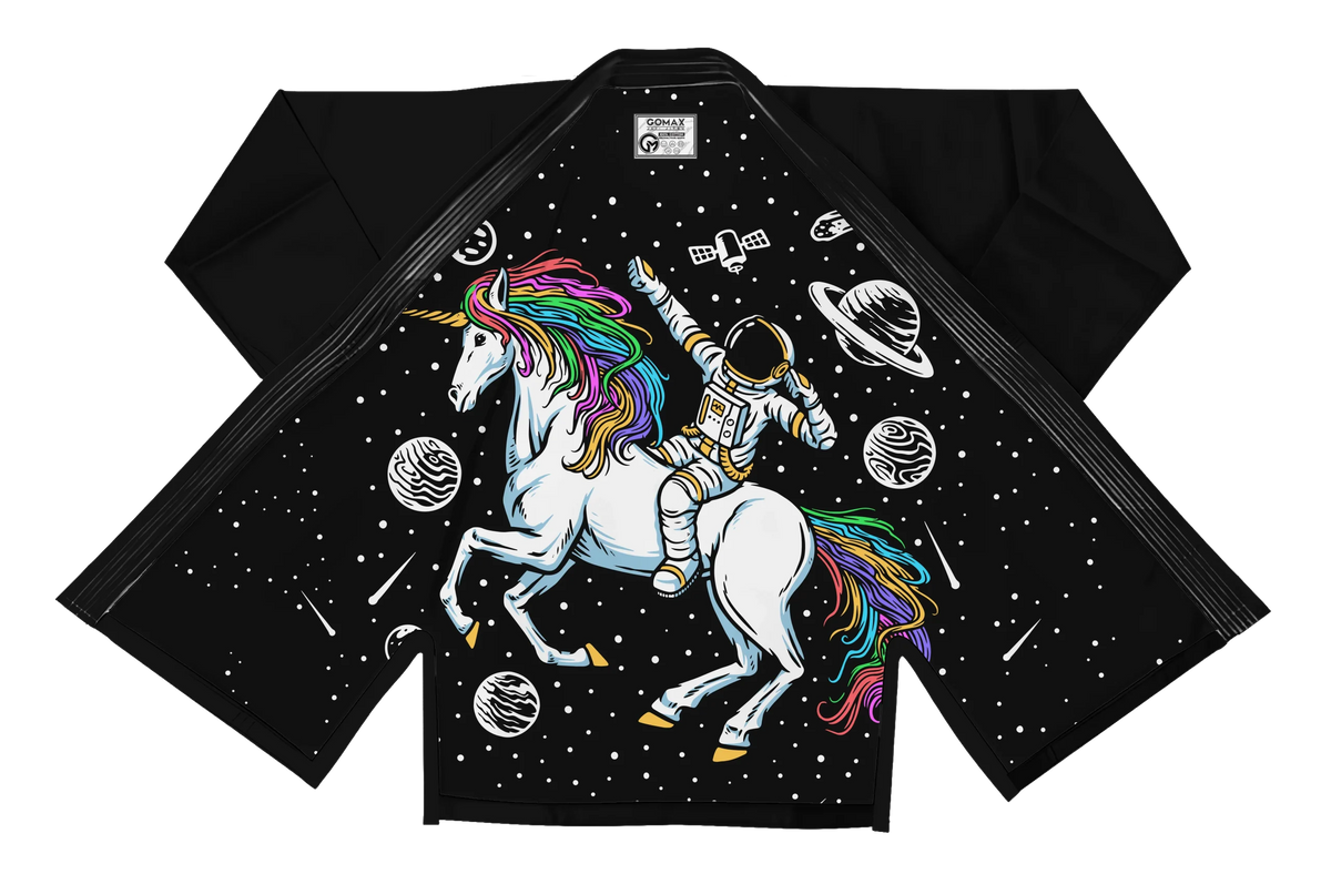 Unicorn Sublimation Black Brazilian Jiu Jitsu Gi - Premium Summit Series (BJJ GI)