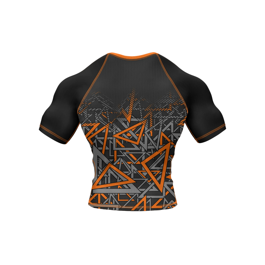 Vector Forge - Premium BJJ Rash Guard / Compression Top for Men/Women