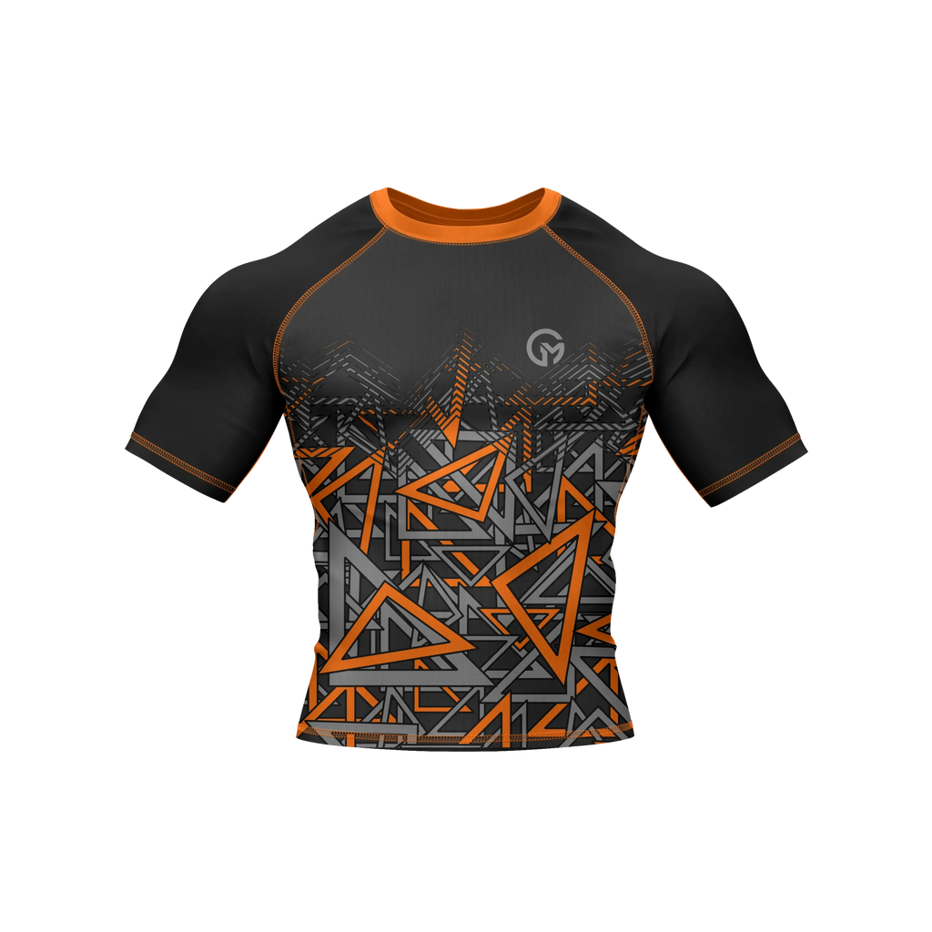 Vector Forge - Premium BJJ Rash Guard / Compression Top for Men/Women
