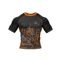 Vector Forge - Premium BJJ Rash Guard / Compression Top for Men/Women