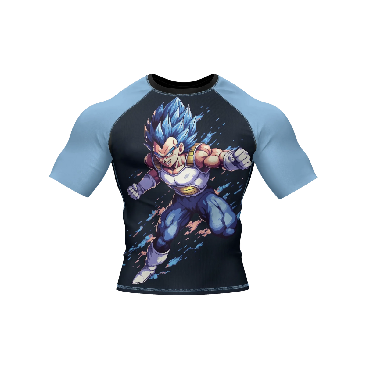 Vegeta Unleashed - Premium BJJ Rash Guard / Compression Top for Men/Women (Guardian Line)