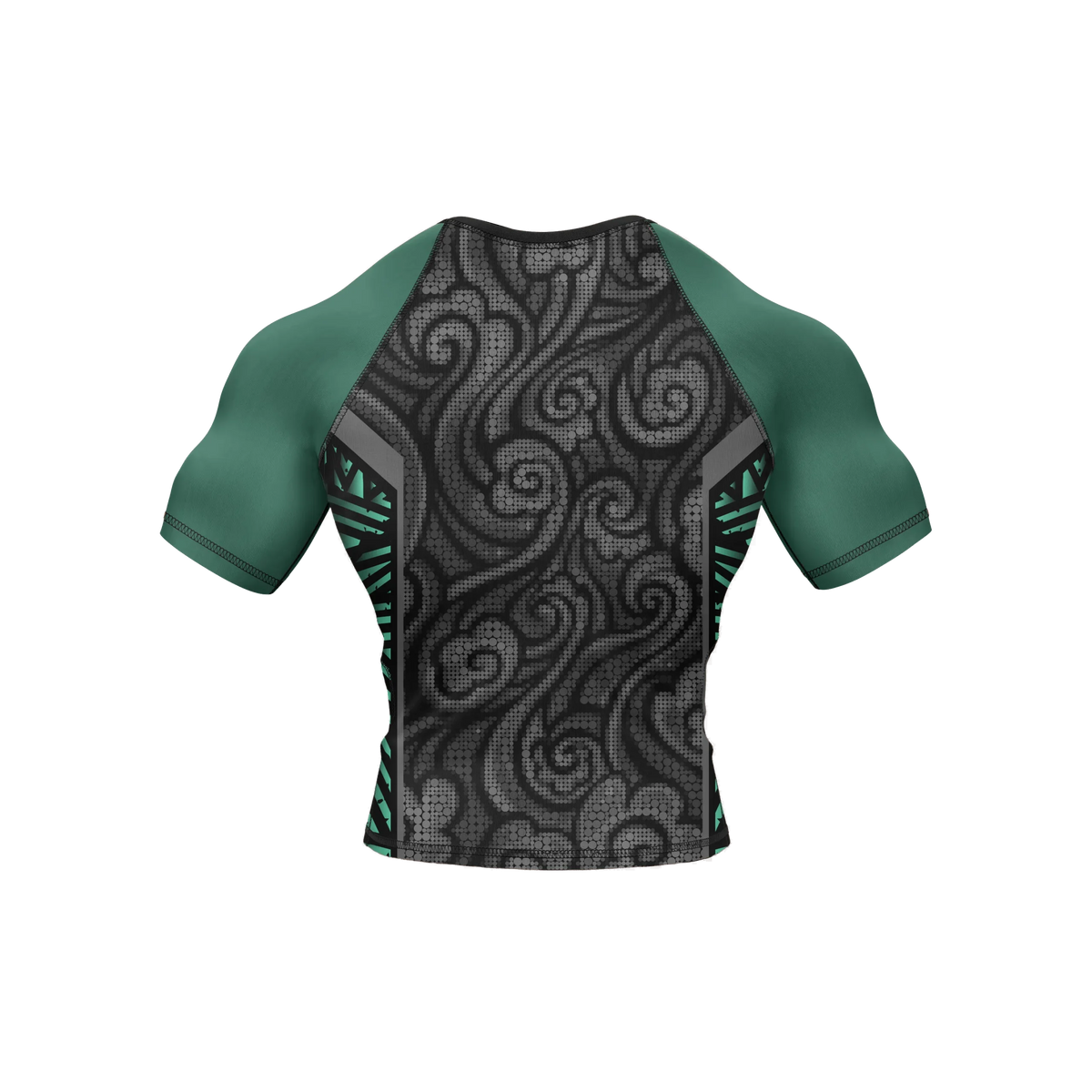 Verdant Spiral - Premium BJJ Rash Guard / Compression Top for Men/Women
