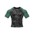 Verdant Spiral - Premium BJJ Rash Guard / Compression Top for Men/Women