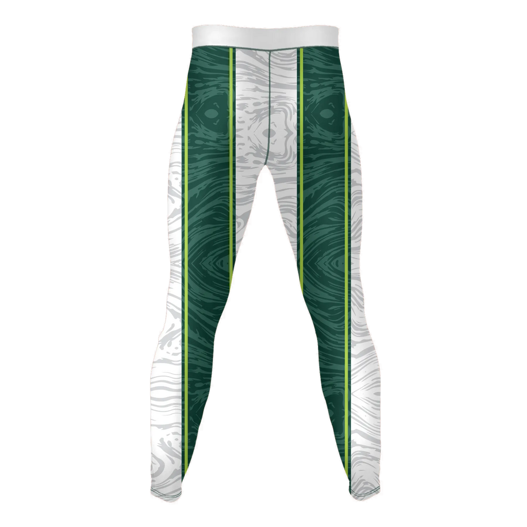Verdant Stride – Premium BJJ Rash Guard Compression Pants/Spats/Leggings for Men & Women