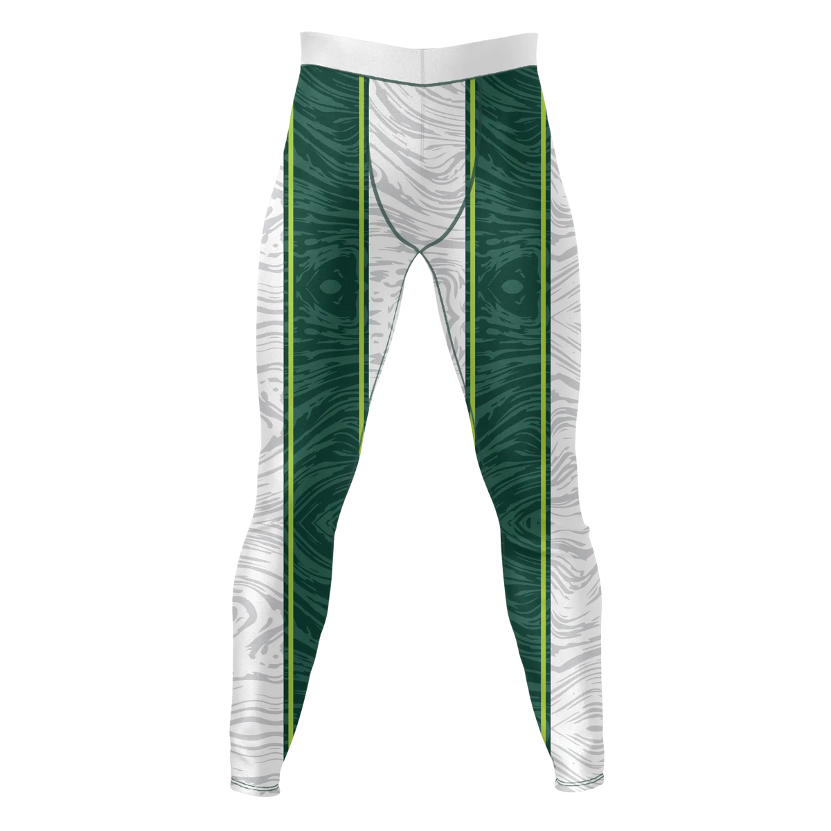 Verdant Stride – Premium BJJ Rash Guard Compression Pants/Spats/Leggings for Men & Women