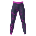 Violet Flux – Premium BJJ Rash Guard Compression Pants/Spats/Leggings for Men & Women