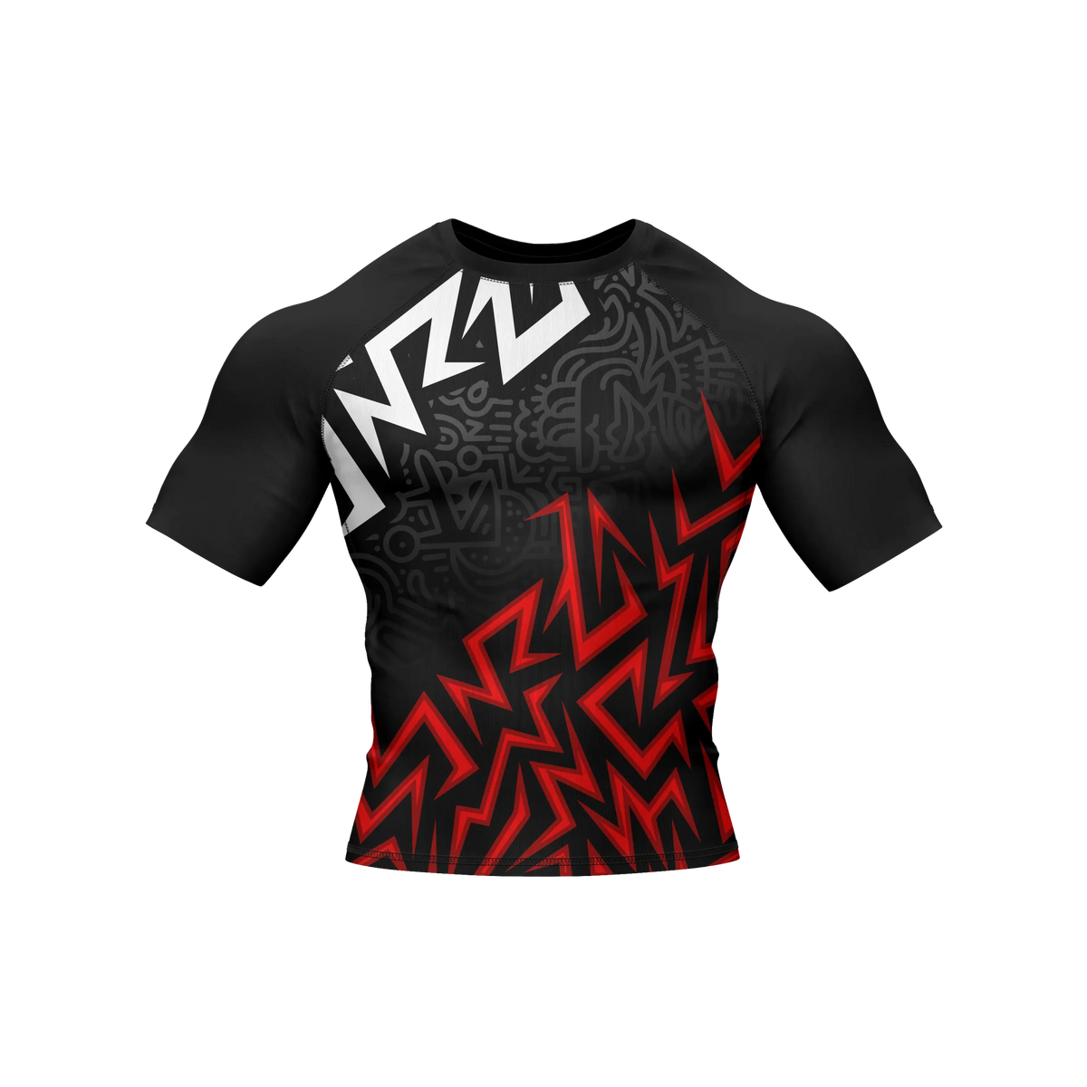 Voltage Rift - Premium BJJ Rash Guard / Compression Top for Men/Women