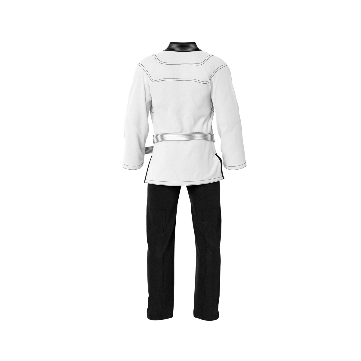 White/Black BJJ Gi - Brazilian Jiu Jitsu Gi Core Series - G3