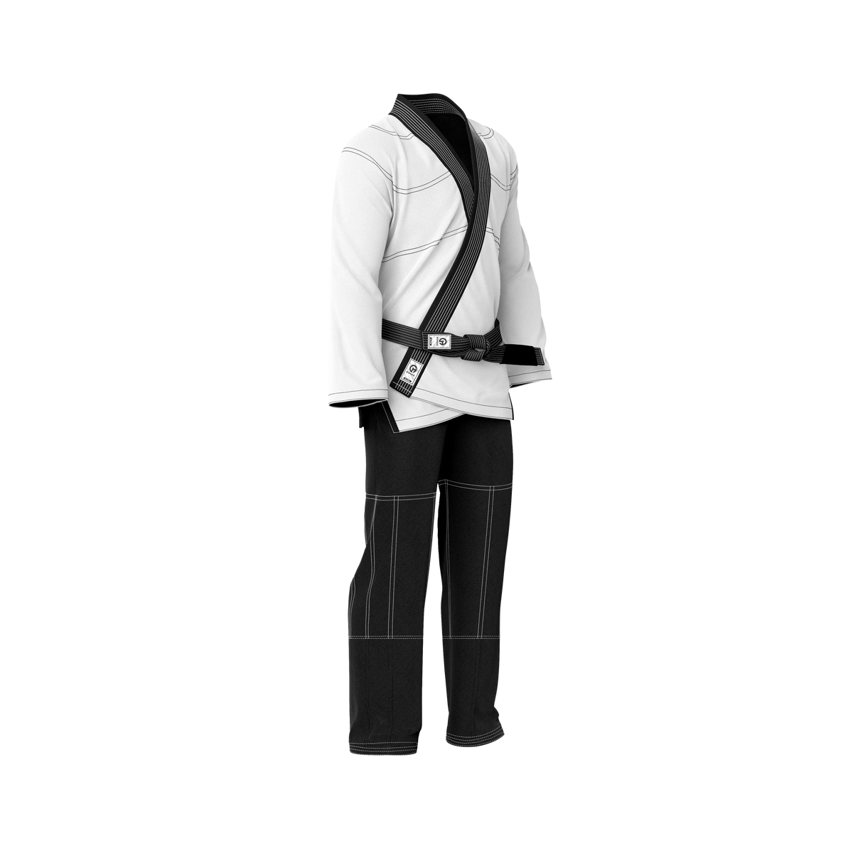 White/Black BJJ Gi - Brazilian Jiu Jitsu Gi Core Series - G3