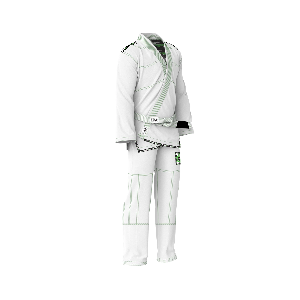 White BJJ Gi - Brazilian Jiu Jitsu Gi Pro Series Strike Gi - Grips Cut Style