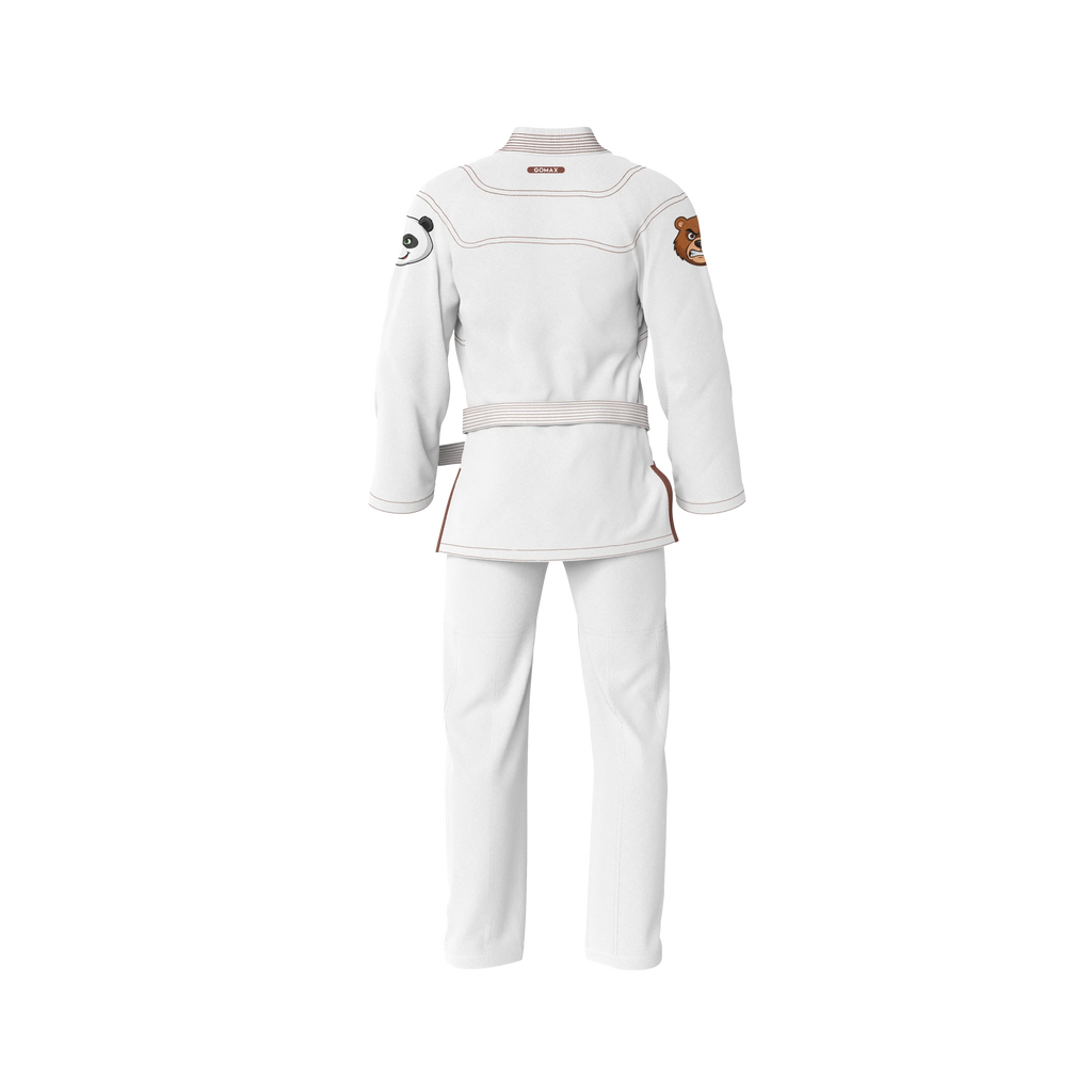 White BJJ Gi - Brazilian Jiu Jitsu Gi - Pro Series - Zen & Zook