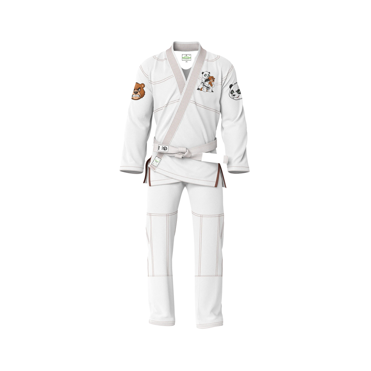 White BJJ Gi - Brazilian Jiu Jitsu Gi - Pro Series - Zen & Zook