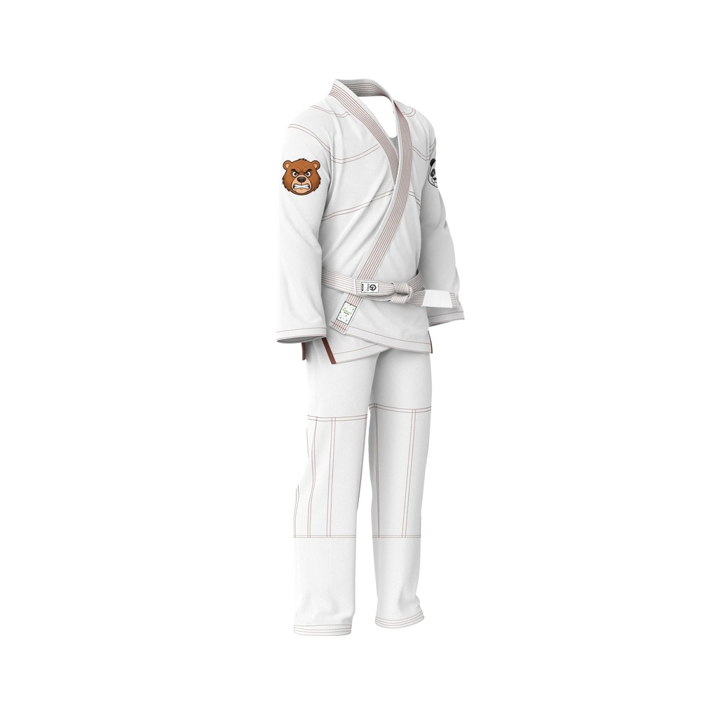 White BJJ Gi - Brazilian Jiu Jitsu Gi - Pro Series - Zen & Zook