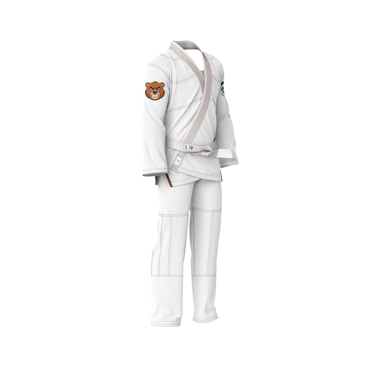 White BJJ Gi - Brazilian Jiu Jitsu Gi - Pro Series - Zen & Zook