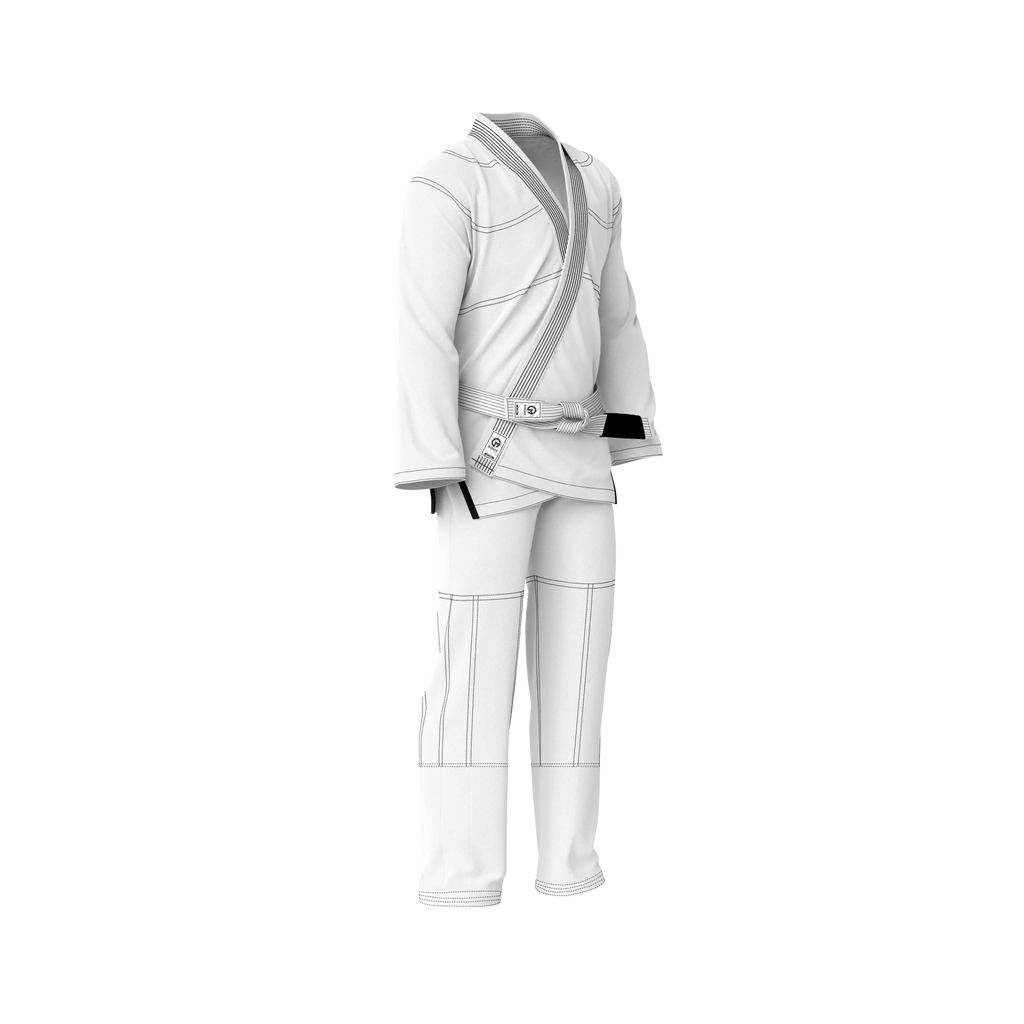 White BJJ Gi - Brazilian Jiu Jitsu Gi Core Series - G2