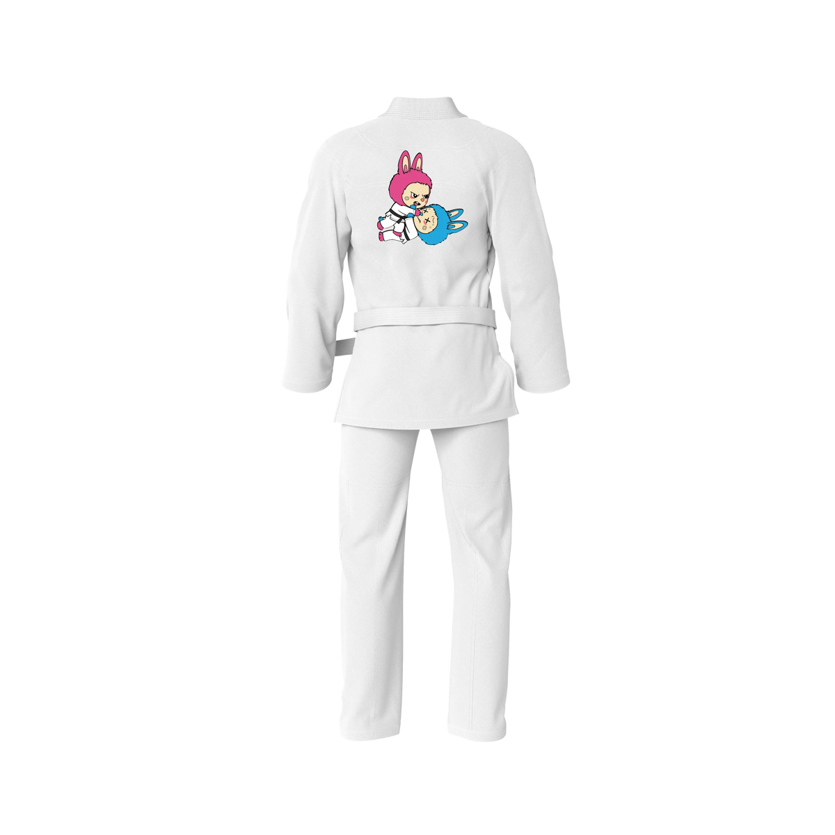 Labubu BJJ Gi Limited Edition with reinforced stitching and IBJJF approved design