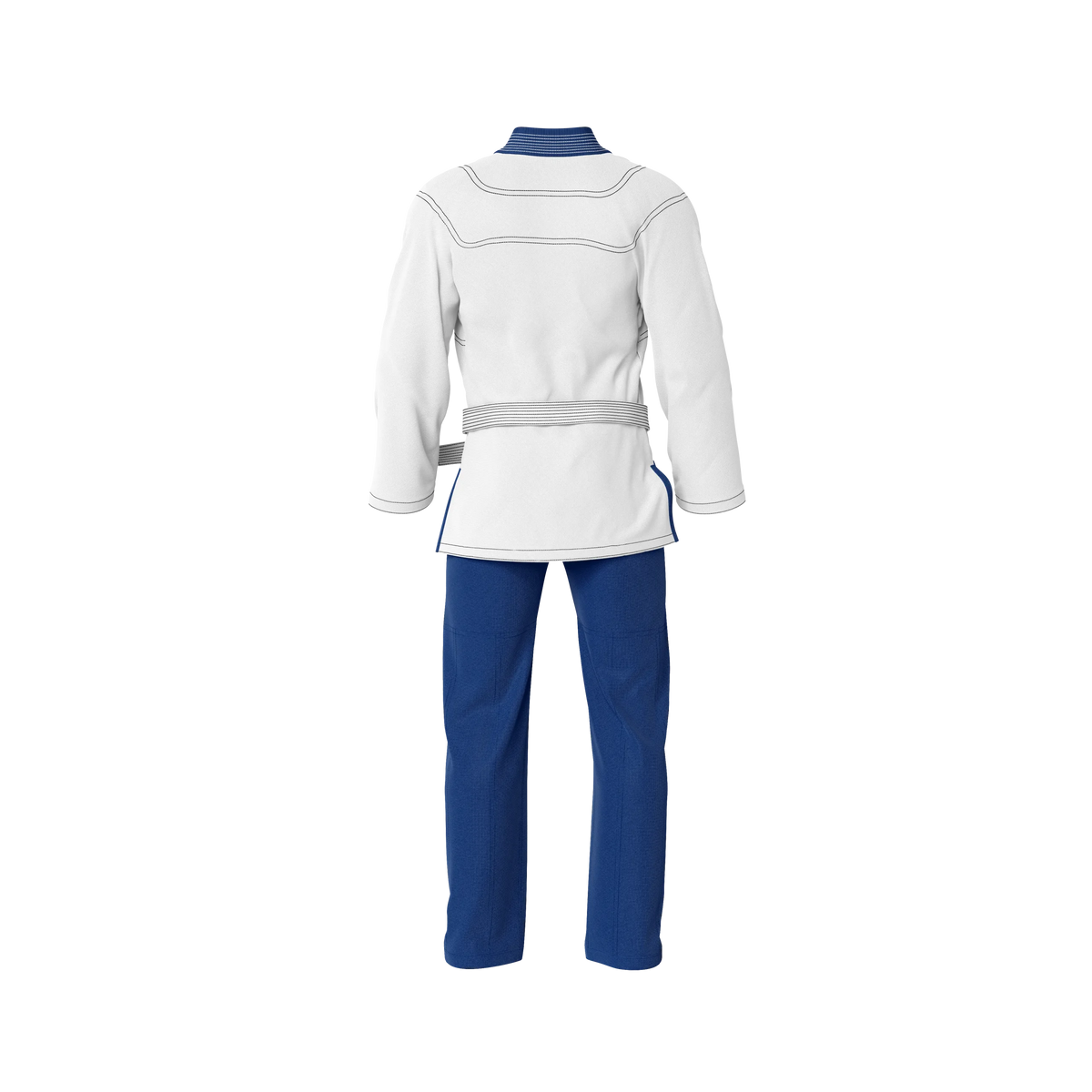 White/Blue BJJ Gi - Brazilian Jiu Jitsu Gi Core Series - G3