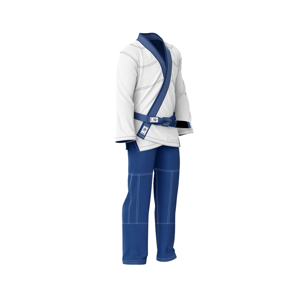 White/Blue BJJ Gi - Brazilian Jiu Jitsu Gi Core Series - G3