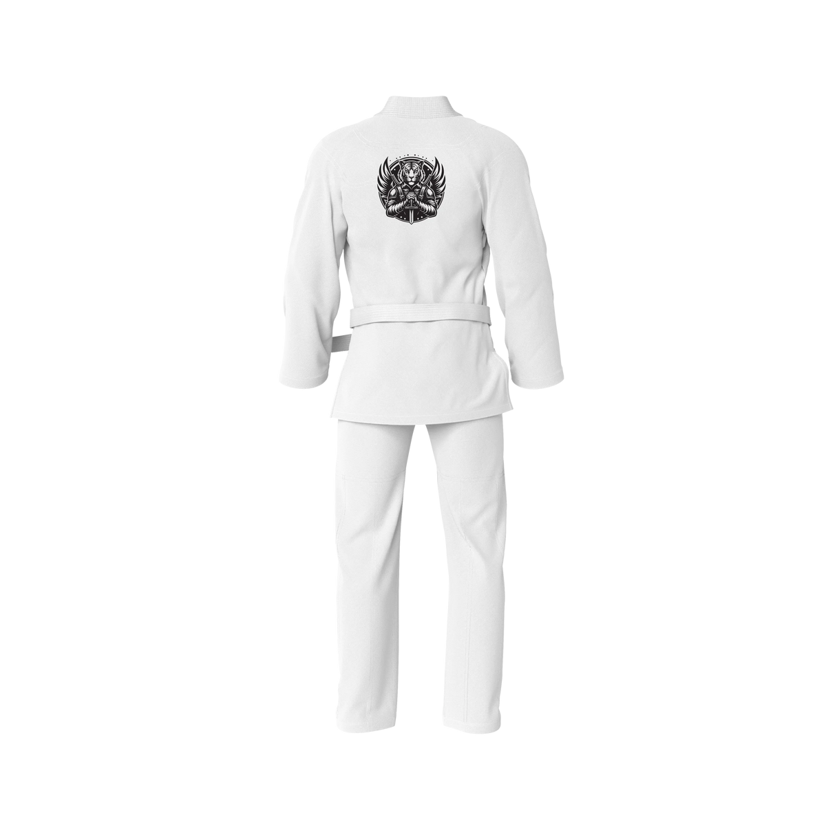 White Born To Be Wild Sublimation Brazilian Jiu Jitsu Gi - Premium Summit Series (BJJ GI)