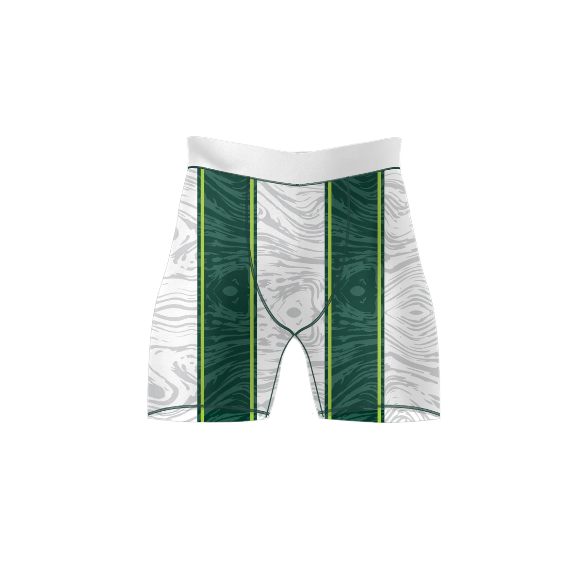 Woodgrain Pattern – Premium BJJ Rash Guard Compression Shorts for Men & Women