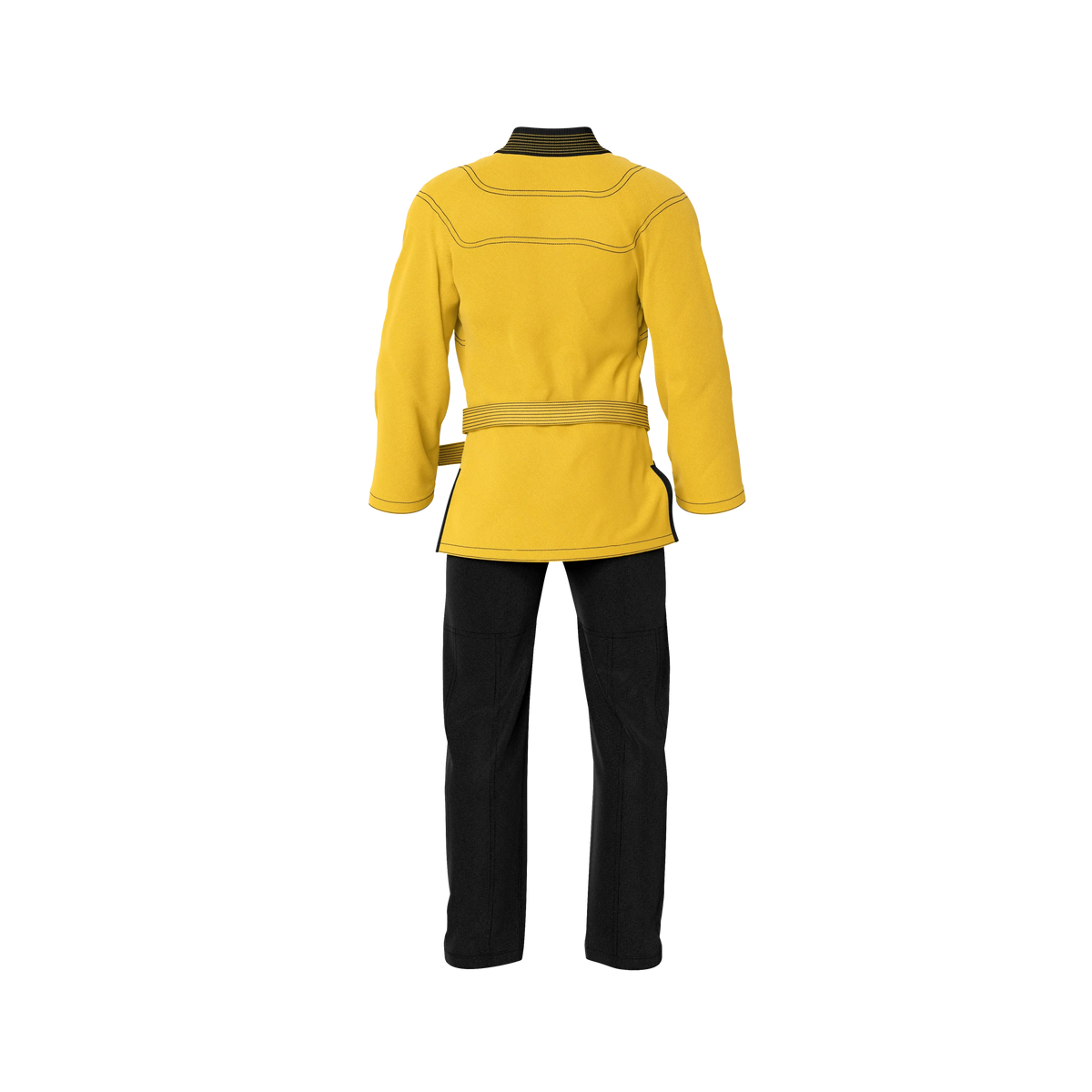 Lightweight Yellow BJJ Gi designed for training, sparring, and competition use