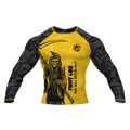 Skull Gold- Premium BJJ Rash Guard / Compression Top for Men/Women (Guardian Line)