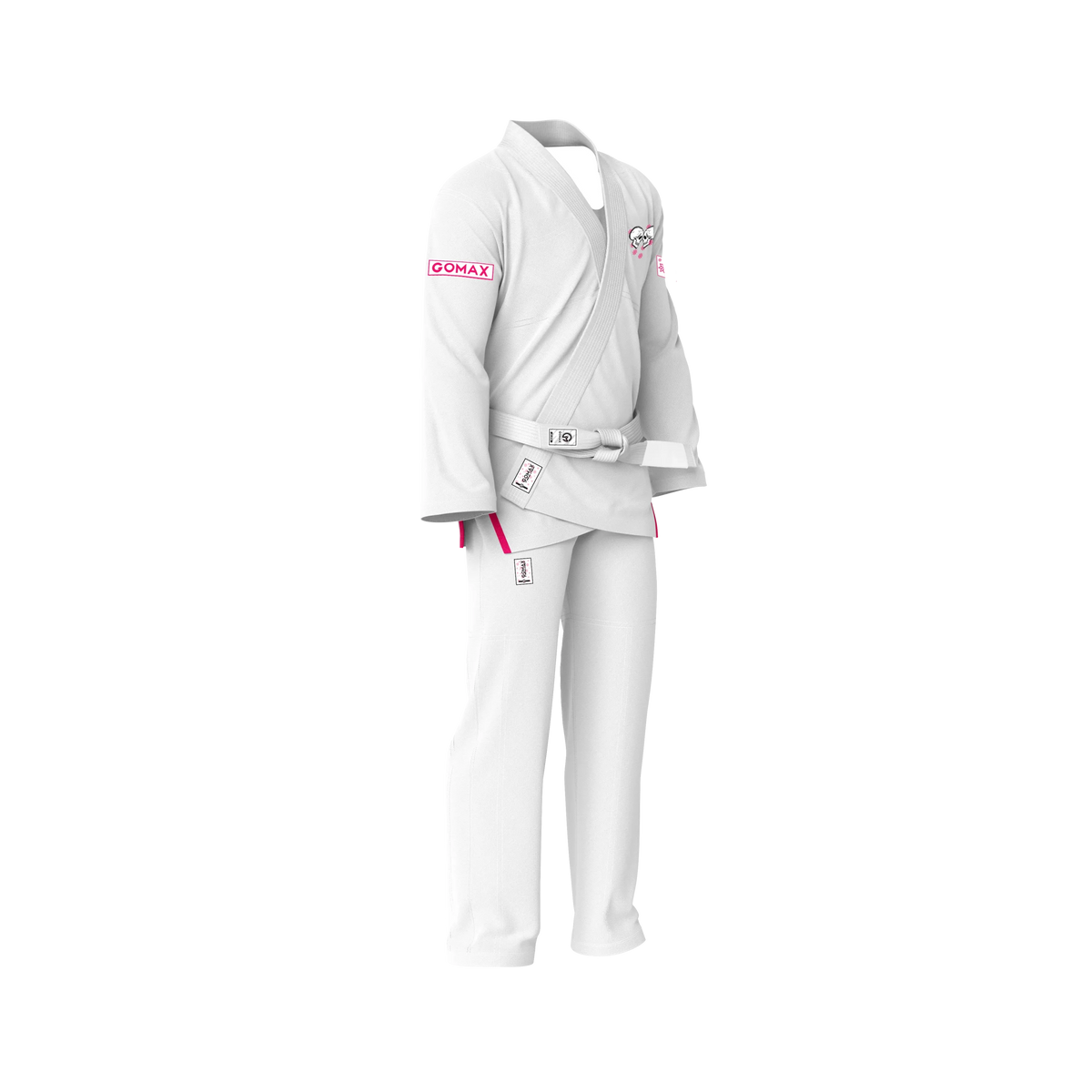 White jiu jitsu gi featuring reinforced collar and breathable fabric for comfort and performance